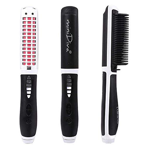 Hair Straightener and Curler 2-in-1 with Anti-Scald Technology, Fast Heating (30s), 6 Heat