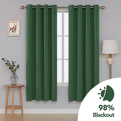 Image of Deconovo Blackout Curtain for Living Room 72 Inches Long, Door Curtain