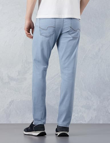 Image of Amazon Brand - Symbol Men Cotton Rich Stretchable Regular Fit Jeans | Casual Denim