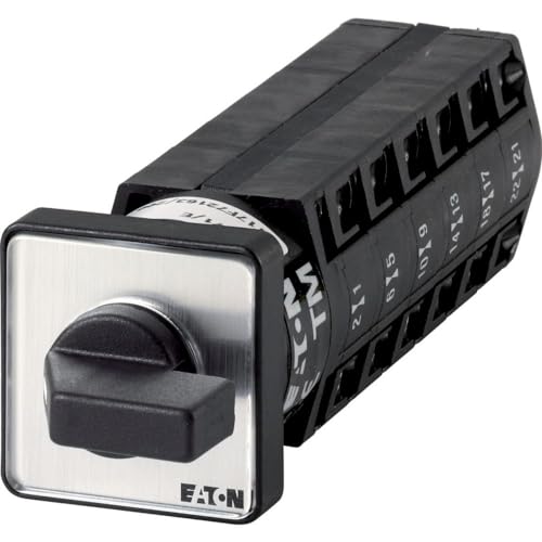 Interrupteur à cames encastrable Eaton 077251 commutateur rotatif 12 contacts 10A 4 niveaux