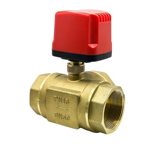 Robinet à bille électrique étanche de 2 pouces pour automatisation 24VDC