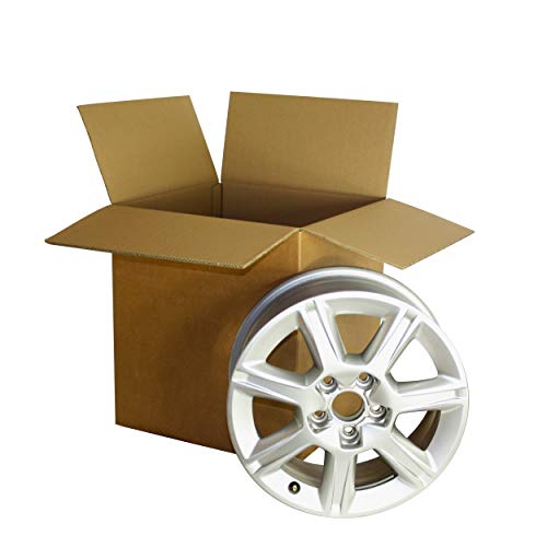 Cultivalley Profi 14-18 pulgadas Cartón de Llanta de Coche - Estable & Portátil Calidad BC-Welle 2.4 - Caja de envío para 2 Llantas 18 Zoll Cover