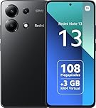 Xiaomi Redmi Note 13 4G Smartphone 6+128GB, Dimensity 6080, 6.67" G-OLED FHD+ AMOLED Display, 120Hz, fotocamera da 108MP, 5000mAh, 33W ricarica, nero [Versione Globale]