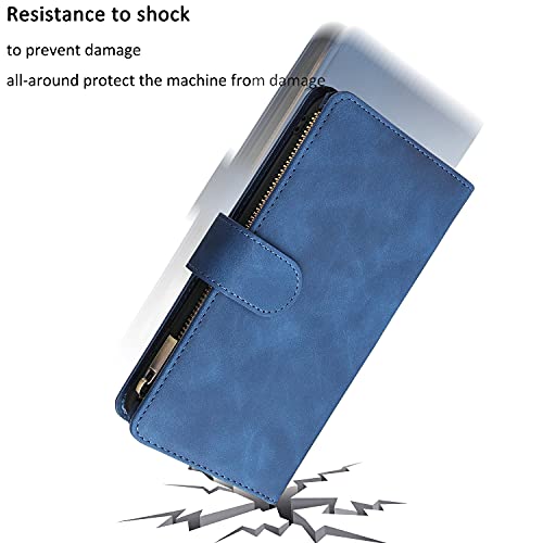 Étui portefeuille iPhone 6 Plus zippé pour ranger cartes et monnaie - 5
