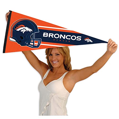 Denver Broncos Official 30 inch Large Pennant - Image 5