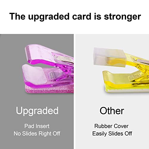 Image of 3PCS Credit Card Puller, Cute Debit Bank Card Grabber for Long Nails ATM Keychain Women with Plastic Clip