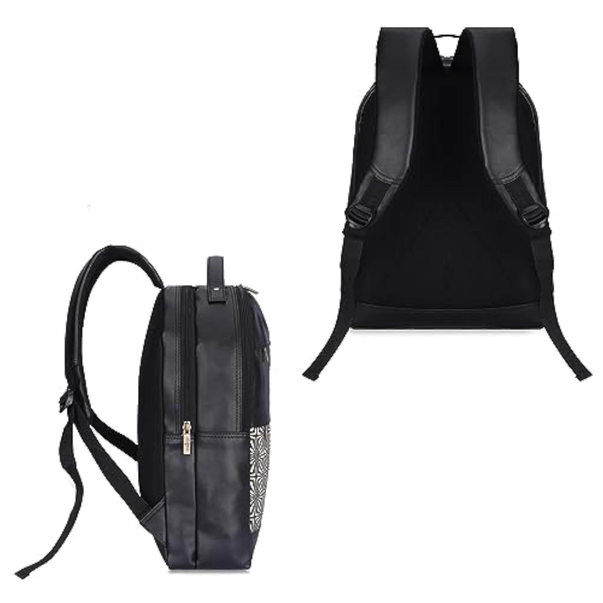 Cybershield Faux Leather & Polyester Laptop Backpack