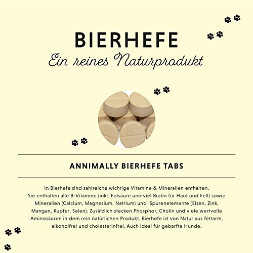 Bierhefe Tabletten für Hunde – 100 Stück für gesundes Fell und Haut