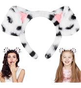 Diadema De Orejas De Jirafa De Peluche – Accesorio Para Disfraz De Animal – Ideal Para Fiestas De Safari, Halloween Y Carnaval – Para Mujer Y Hombre