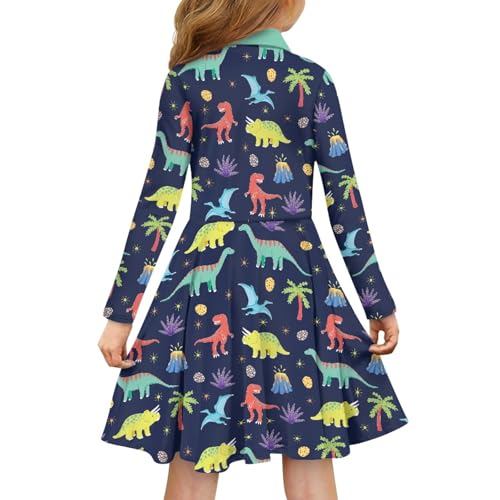 Toddler Girls Casual Dress School Cute Outfit Playwear Clothes2