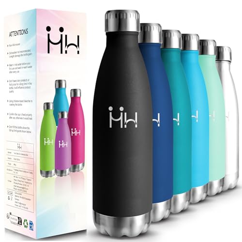 HoneyHolly Borraccia Termica, 18/8 Acciaio Inox Bottiglia...