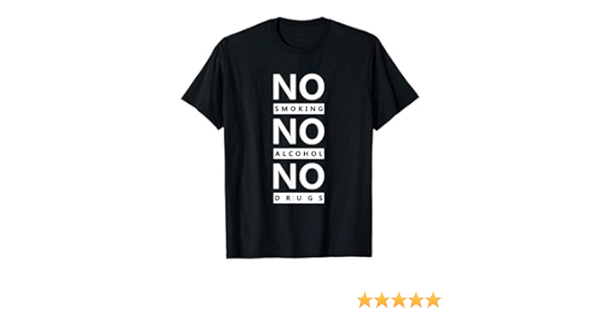 No drugs t shirt Clearance