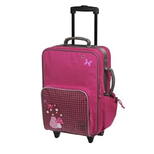 Casual trolley kinderkoffer/reiskoffer voor kinderen Lmtr128, Mushroom