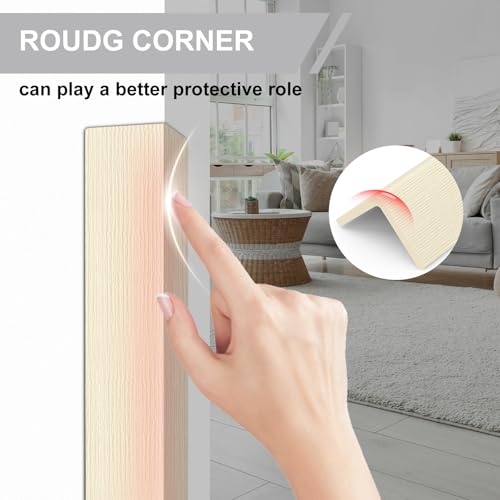 Image of Wall Corner Guard,4PCS Corner Guards for Walls Corner Protection,59 in(L) X 1-5 /8 in(W) Corner Protector Baby Safty,Prevent Getting Scratched