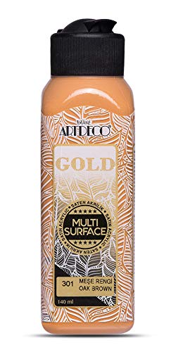 Artdeco Złota Wielopowierzchniowa farba akrylowa, 140 ml, dąb 301