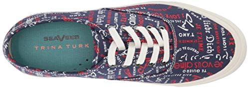 SEAVEES Women's Women's Legend Sneaker Trina Turk Shoe, te Amo Navy, 7 M US | Image 4