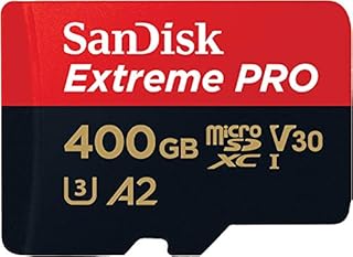 SANDISK - CARDS EXTREME PRO MICROSDXC 400GB+SD ADAPTER 200MB/S 140MB/S A2 C10 V