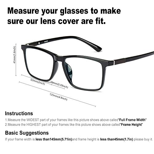 Fit Over Glasses Sunglasses for Women Polarized UV Protection Eyeglasses Wrap Around Snap On Shades for Vacation SGv44