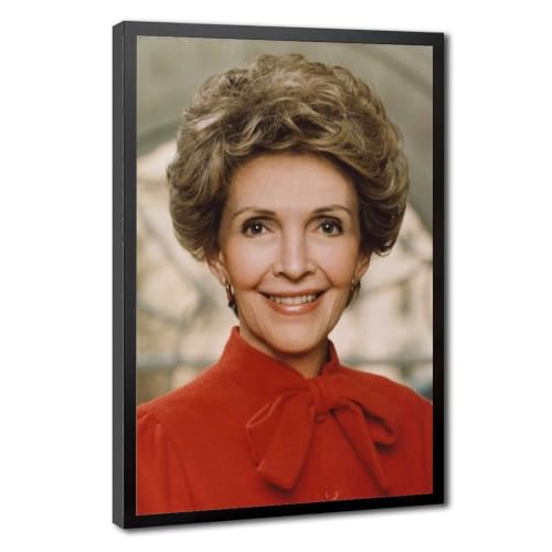 Portrait Nancy Reagan sur toile pour habiller un mur de bureau