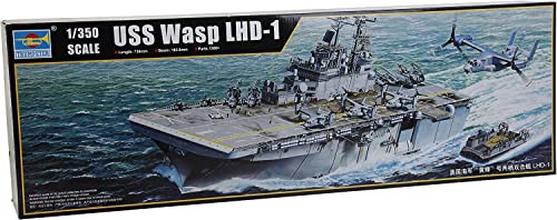 USS Wasp Trumpeter 05611 kit maquette sans défaut d'ajustement pour assemblage fluide