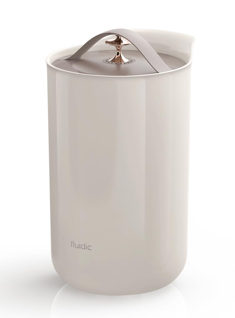 fluidic Vacuum-Sealed Food Compost Bin VER2, Compost Bin Kitchen, 3L(0.8 Gallon) Capacity with Lid, Designed to Help Reduce Odors, Stain-Resistant, Ideal for Short-Term Food Waste Storage