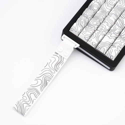 GEKUCAP �L�[�{�[�h�X�g���b�v �ڒ��ܕt�� Wooting 60he�A�z���C�g�n�`���e�[�}�ɂ����z���C�g�X�g���b�v�A60/61/65/75/87/98�J�X�^�����J�j�J���L�[�{�[�h�p