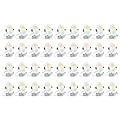 zouzai 36 Pack 4 Inch 5CCT Ultra-Thin LED Recessed Ceiling Light with Junction Box, 2700K/3000K/3500K/4000K/5000K Selectable, 9W Eqv 80W, Dimmable, led can Lights - ETL and Energy Star Certified