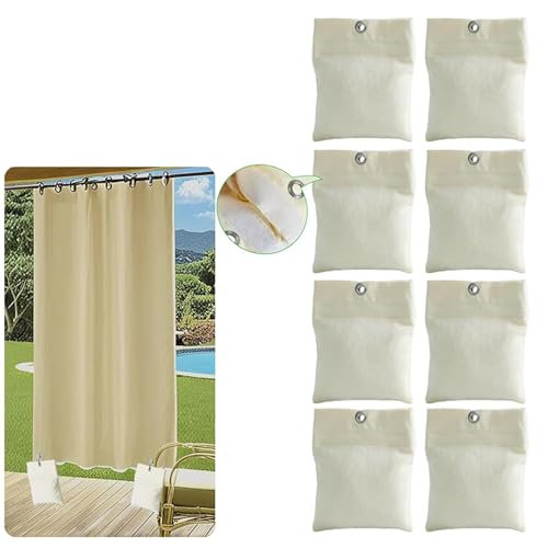 Poids de draperie d'extérieur robuste lest pour rideau de douche et drapeau portable - 3