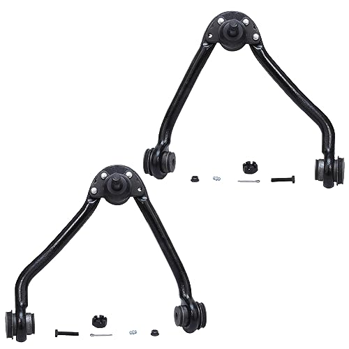 Image of Detroit Axle - 8pc Front End Control Arms Kit for C1500 C2500 Suburban C3500 Chevy GMC, 2 Upper Control Arms + Ball Joint 2 Outer Tie Rods 2 Lower Ball Joints 2 Sway Bars Replacement