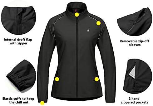 Little Donkey Andy Dames lichtgewicht warme puffer golfvest voor wandelen reizen casual jet zwart S