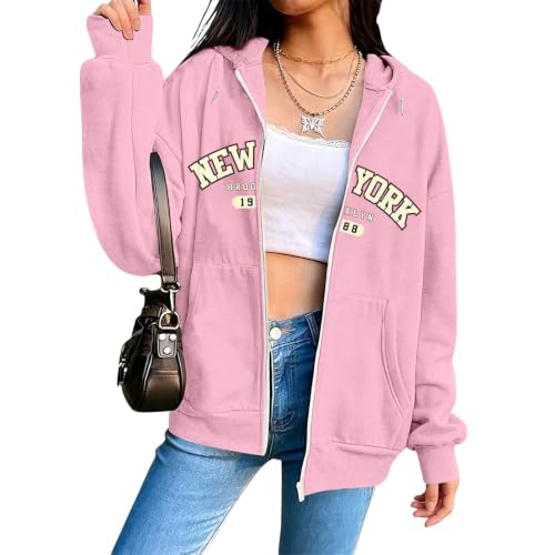 , Damen Langarm Hoodie Mit Kapuze Lockere Passform Kängurutasche Halloween