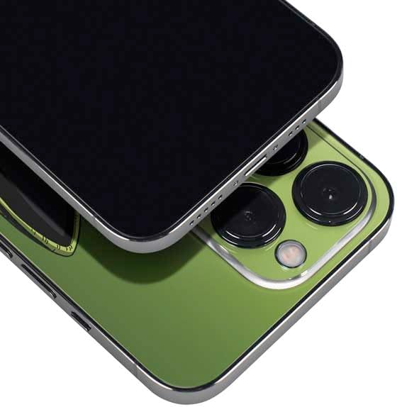 Vista 38 de Skinit Calcomanía para iPhone 14 Pro Max, diseño oficial de Dragon Ball Z Goku Iconic Kanji Symbol Naranja