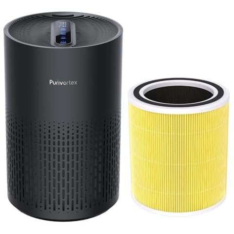 Air Purifiers Plus One More HEPA Filter for A11ergies, Pollen, Smoke, Dusts, Pets Dander, Odor, Hair, Ozone Free, 20db Quiet cleaner for Bedroom, Room, Kitchen and Living Room, SGS Certificaion Cover