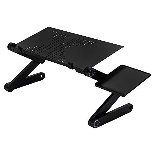 Laptop Table Stand Foldable Adjustable Notebook Macbook Computer Desk Mount Aluminum Ergonomic Tv Bed Lap Tray Stand #TOP1