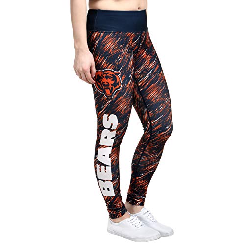 NFL Chicago Bears Womens Static Rain Leggingsstatic Rain Leggings, Team Color, Medium