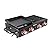Royal Gourmet GD4002T Tailgater Tabletop Gas Grill Griddle, 4-Burner Portable Propane Grill Griddle Combo, for Backyard or Outdoor BBQ Cooking, 40,000 BTU, Black