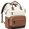 LOVEVOOK Laptop Backpack for Women, 15.6 Inch Work Business Backpacks Purse with USB Port, Large Capacity Nurse Bag College Bookbag for School, Waterproof Casual Daypack for Travel