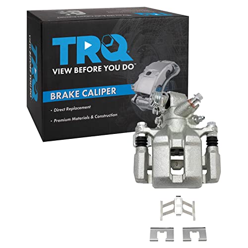 Image of TRQ Rear Right Brake Caliper w /Bracket Passenger Side