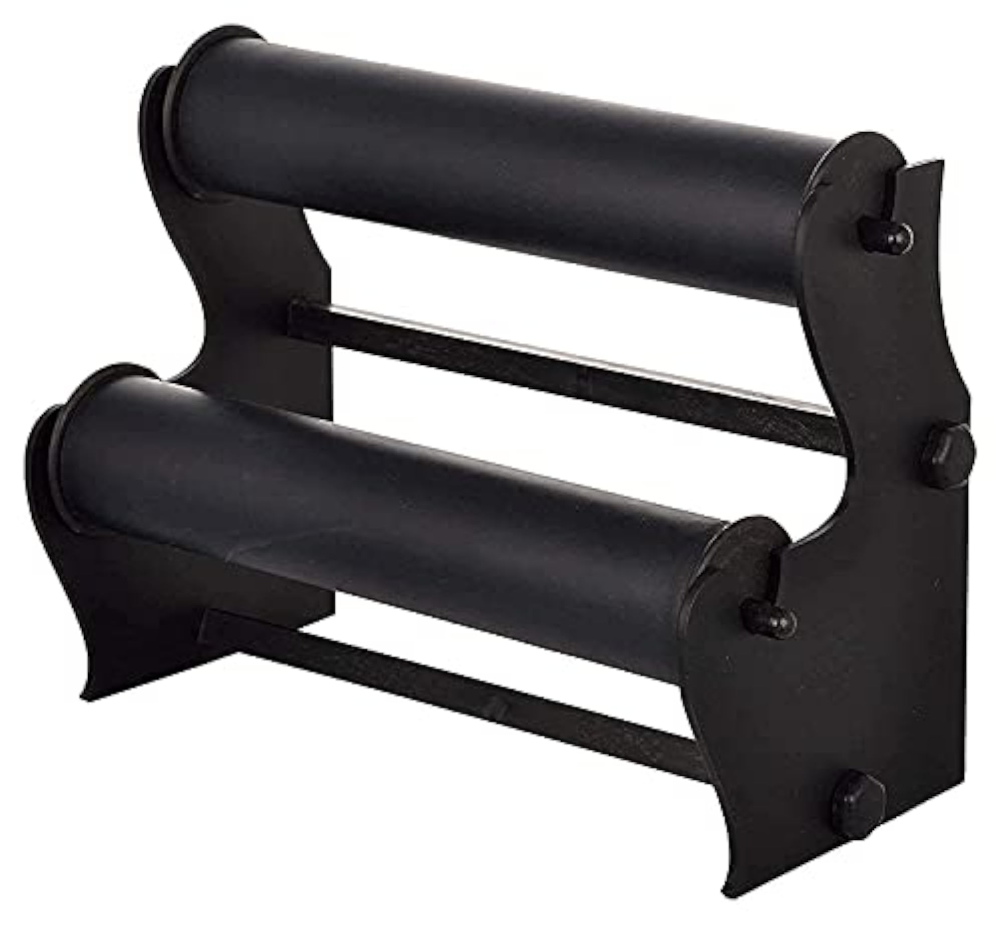 Plastic 2 Roll Bangle Display Stand, Black