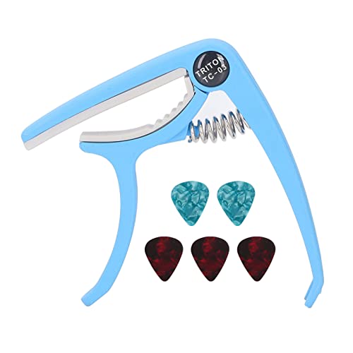 Agatige Capo de Guitare, Ensemble de Capo de Guitare électrique à dégagement Rapide avec médiators de Guitare 5PCS pour… - Les Beatles, Paul McCartney, John Lennon, RIngo Starr, George Harrison Agatige Capo de Guitare, Ensemble de Capo de Guitare électrique à dégagement Rapide avec médiators de Guitare 5PCS pour… – Image 5