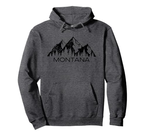 Montana | Cool Montana Mountain Vacation Souvenir Gift Pullover Hoodie