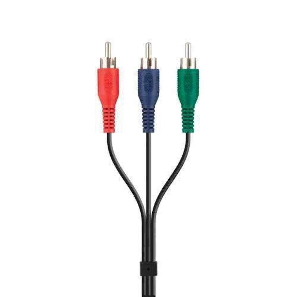 Belkin BLK-F3Y080bf2M 3xRCA,M/M Metal Kablo, 2m, Siyah