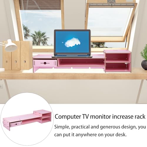 Support écran PC avec tiroir pour optimiser votre espace de travail - 8
