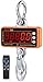 VisionTechShop Digital Crane Scale, DCS-ER 500lb 200kg Heavy Duty Compact Hanging Scale LED Display for Hoem Farm Factory