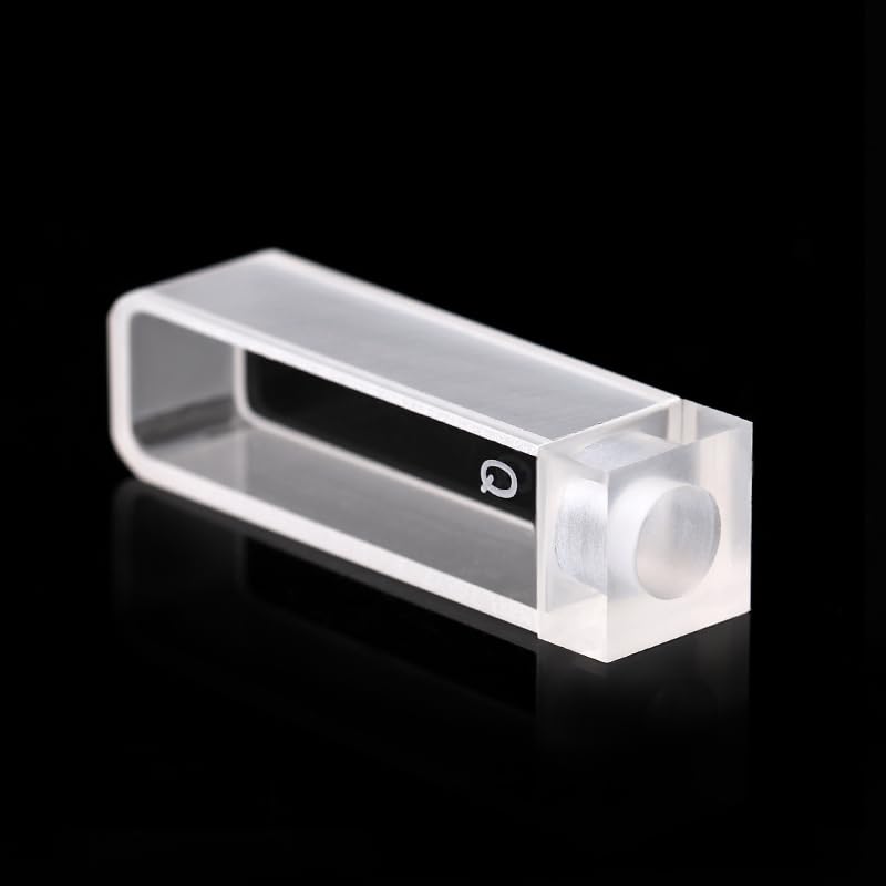 1PCS 10mm Quartz Closed Cuvette Airtight 1cm Paired UV Quartz Band