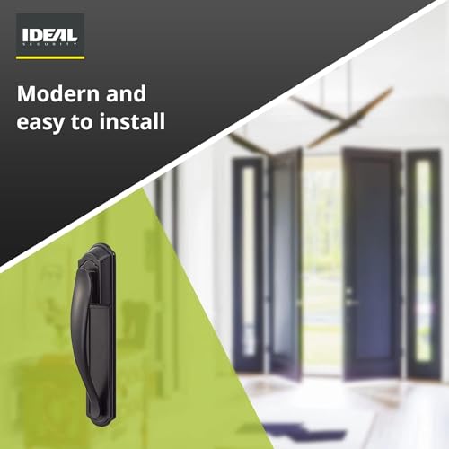 Ideal Security DX Pull Handle Replacement Set for Storm Door and Screen Door, Black by Ideal Security - Image 3