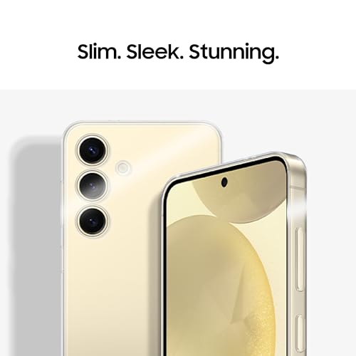 Image of SAMSUNG Galaxy S24 Clear Phone Case, Protective Cover with Slim and Sleek Design, US Version, GP-FPS921SAATW, Transparent