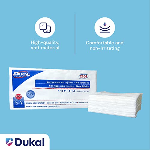 Non-Sterile Non-Woven Sponges, 4-Ply, 4" x 4" miniatura 5