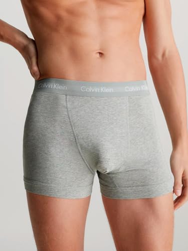 Image of Calvin Klein CK-001 Men's Trunks Underwear Low Rise Trunks 3 Pack Set