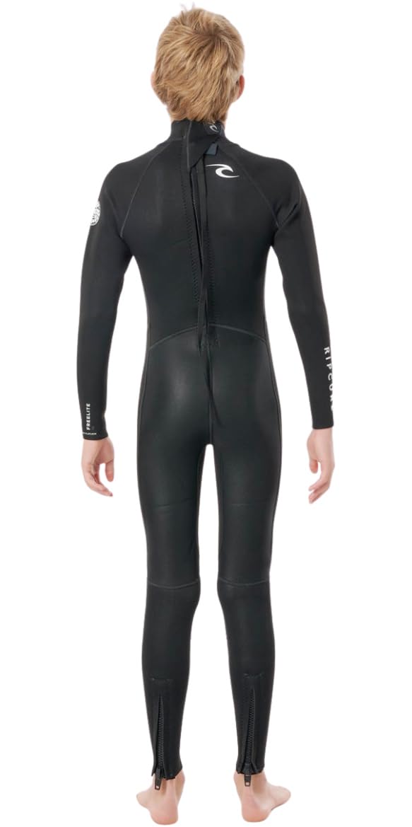 Rip Curl FREELITE JR 3/2 Back Zip Full Suit 2025 Black